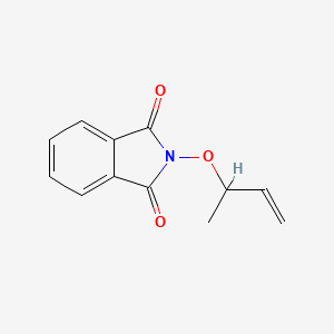 molecular formula C12H11NO3 B3001641 2-[(1-甲基-2-丙烯基)氧基]-1H-异吲哚-1,3(2H)-二酮 CAS No. 329698-13-7