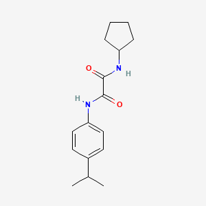 N1-cyclopentyl-N2-(4-isopropylphenyl)oxalamide