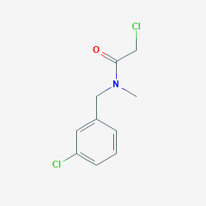 molecular formula C10H11Cl2NO B3001647 2-氯-N-[(3-氯苯基)甲基]-N-甲基乙酰胺 CAS No. 39086-64-1