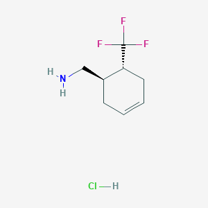 [(1R,6R)-6-(trifluoromethyl)cyclohex-3-en-1-yl]methanamine hydrochloride
