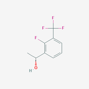 molecular formula C9H8F4O B3001660 (1R)-1-[2-Fluoro-3-(trifluoromethyl)phenyl]ethanol CAS No. 1568232-29-0
