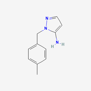 molecular formula C11H13N3 B3001711 1-(4-甲基苄基)-1H-吡唑-5-胺 CAS No. 956438-20-3