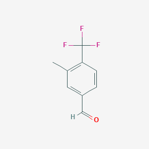 molecular formula C9H7F3O B3001717 3-Methyl-4-(trifluoromethyl)benzaldehyde CAS No. 951232-01-2