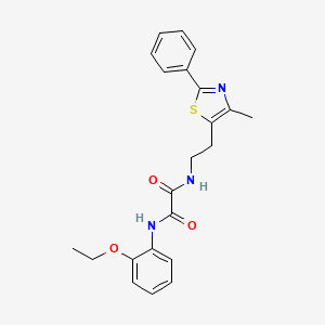N1-(2-ethoxyphenyl)-N2-(2-(4-methyl-2-phenylthiazol-5-yl)ethyl)oxalamide