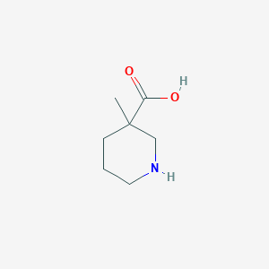 molecular formula C7H13NO2 B3001765 3-Methylpiperidine-3-carboxylic acid CAS No. 116140-49-9