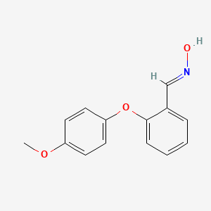 2-(4-Methoxyphenoxy)benzenecarbaldehyde oxime