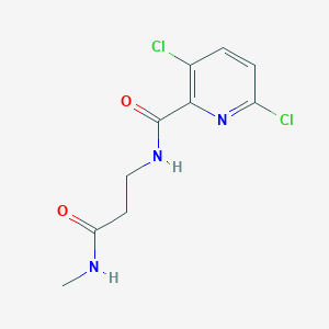 molecular formula C10H11Cl2N3O2 B3001838 3-[(3,6-dichloropyridin-2-yl)formamido]-N-methylpropanamide CAS No. 1259169-62-4