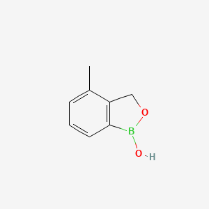 molecular formula C8H9BO2 B3001880 4-甲基-1,3-二氢-2,1-苯并氧硼杂醇-1-醇 CAS No. 947162-74-5