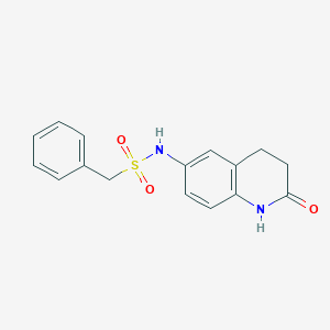 N-(2-oxo-1,2,3,4-tetrahydroquinolin-6-yl)-1-phenylmethanesulfonamide