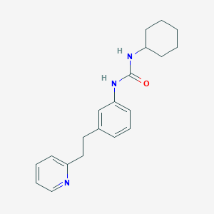 molecular formula C20H25N3O B300189 N-cyclohexyl-N'-{3-[2-(2-pyridinyl)ethyl]phenyl}urea 