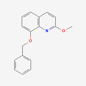 molecular formula C17H15NO2 B3001890 8-(苄氧基)-2-甲氧基喹啉 CAS No. 642477-85-8