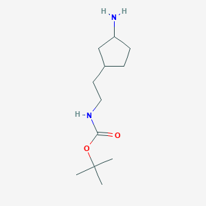 Tert-butyl N-[2-(3-aminocyclopentyl)ethyl]carbamate