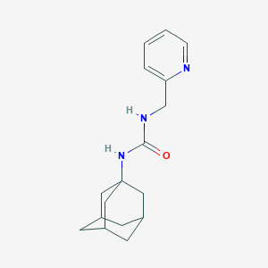 molecular formula C17H23N3O B300191 N-1-adamantyl-N'-(2-pyridinylmethyl)urea 