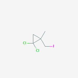 1,1-Dichloro-2-(iodomethyl)-2-methylcyclopropane