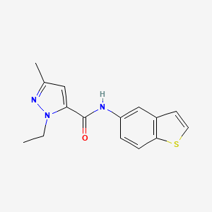 N-(benzo[b]thiophen-5-yl)-1-ethyl-3-methyl-1H-pyrazole-5-carboxamide