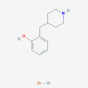 2-(Piperidin-4-ylmethyl)phenol;hydrobromide