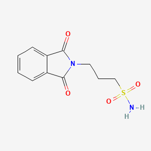 molecular formula C11H12N2O4S B3001965 3-(1,3-dioxo-2,3-dihydro-1H-isoindol-2-yl)propane-1-sulfonamide CAS No. 6712-89-6