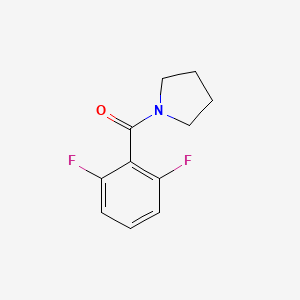 molecular formula C11H11F2NO B3001966 (2,6-二氟苯基)(吡咯烷-1-基)甲苯酮 CAS No. 84044-77-9