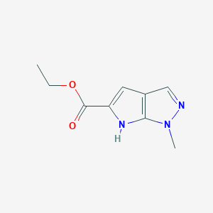 Ethyl 1-methyl-1,6-dihydropyrrolo[2,3-C]pyrazole-5-carboxylate