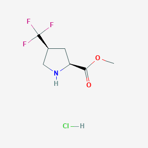 (2S,4S)-Methyl 4-(trifluoromethyl)pyrrolidine-2-carboxylate hydrochloride