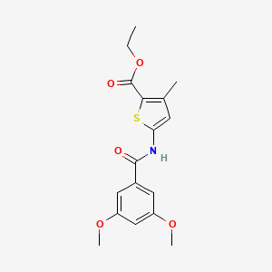 Ethyl 5-(3,5-dimethoxybenzamido)-3-methylthiophene-2-carboxylate