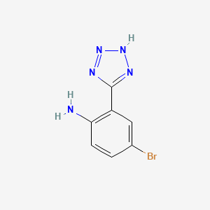 4-bromo-2-(1H-tetrazol-5-yl)aniline