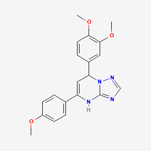 7-(3,4-Dimethoxyphenyl)-5-(4-methoxyphenyl)-4,7-dihydro[1,2,4]triazolo[1,5-a]pyrimidine