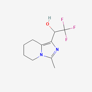 2,2,2-Trifluoro-1-(3-methyl-5,6,7,8-tetrahydroimidazo[1,5-a]pyridin-1-yl)ethanol