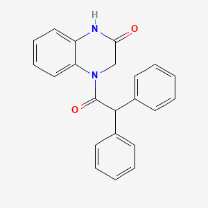 4-(2,2-diphenylacetyl)-3,4-dihydroquinoxalin-2(1H)-one