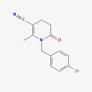 1-(4-Bromobenzyl)-2-methyl-6-oxo-1,4,5,6-tetrahydro-3-pyridinecarbonitrile