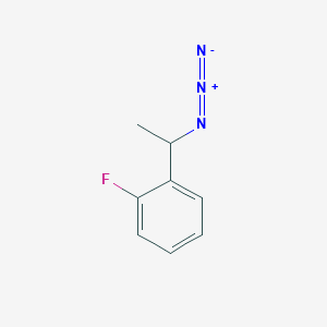 molecular formula C8H8FN3 B3002172 1-(1-Azidoethyl)-2-fluorobenzene CAS No. 1823306-37-1