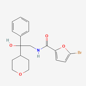 5-bromo-N-(2-hydroxy-2-phenyl-2-(tetrahydro-2H-pyran-4-yl)ethyl)furan-2-carboxamide