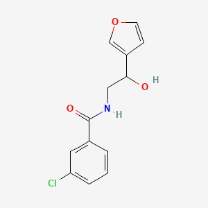 3-chloro-N-(2-(furan-3-yl)-2-hydroxyethyl)benzamide
