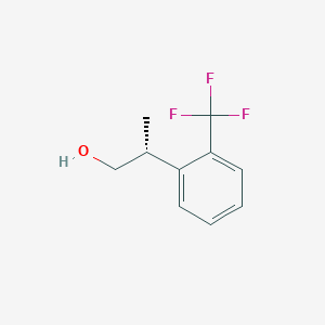 (2R)-2-[2-(Trifluoromethyl)phenyl]propan-1-ol