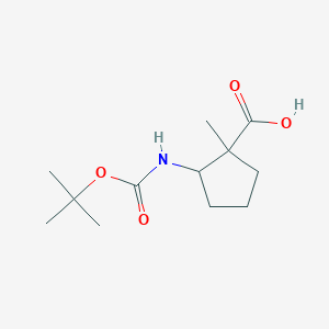 2-{[(Tert-butoxy)carbonyl]amino}-1-methylcyclopentane-1-carboxylic acid