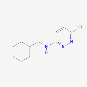 molecular formula C11H16ClN3 B3002238 6-氯-N-(环己基甲基)吡啶嗪-3-胺 CAS No. 845736-79-0