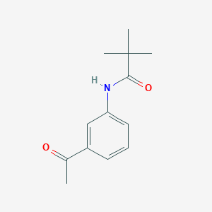 B3002243 N-(3-acetylphenyl)-2,2-dimethylpropanamide CAS No. 130599-98-3