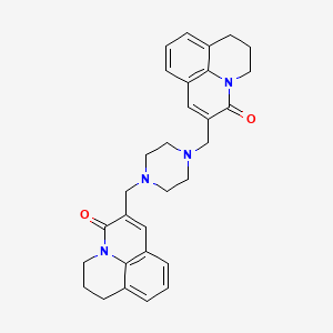 6,6'-(piperazine-1,4-diyldimethanediyl)bis(2,3-dihydro-1H,5H-pyrido[3,2,1-ij]quinolin-5-one)