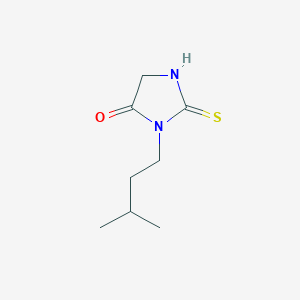 molecular formula C8H14N2OS B3002293 3-异戊基-2-硫代咪唑烷-4-酮 CAS No. 900006-23-7