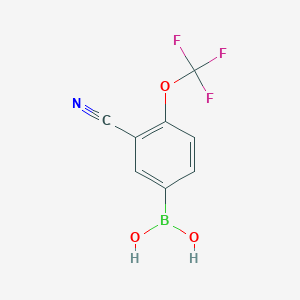 [3-Cyano-4-(trifluoromethoxy)phenyl]boronic acid