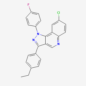 8-chloro-3-(4-ethylphenyl)-1-(4-fluorophenyl)-1H-pyrazolo[4,3-c]quinoline