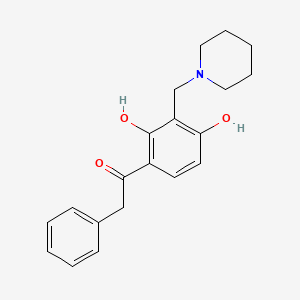 1-(2,4-Dihydroxy-3-(piperidin-1-ylmethyl)phenyl)-2-phenylethanone