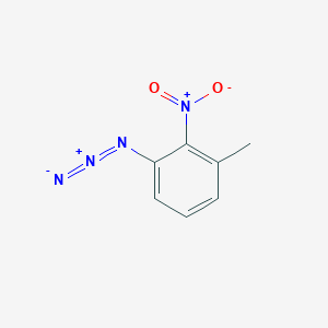 molecular formula C7H6N4O2 B3002369 1-Azido-3-methyl-2-nitrobenzene CAS No. 16714-20-8