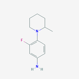 3-Fluoro-4-(2-methyl-1-piperidinyl)aniline