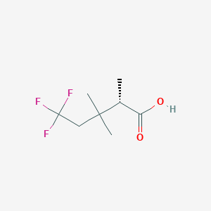 (2S)-5,5,5-Trifluoro-2,3,3-trimethylpentanoic acid