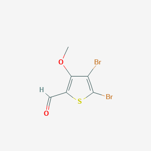 4,5-Dibromo-3-methoxythiophene-2-carbaldehyde