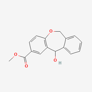 molecular formula C16H14O4 B3002521 11-羟基-6,11-二氢苯并[c][1]苯并氧杂菲-2-羧酸甲酯 CAS No. 79669-90-2