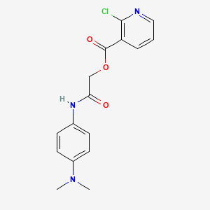 {[4-(Dimethylamino)phenyl]carbamoyl}methyl 2-chloropyridine-3-carboxylate