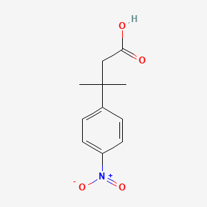 3-methyl-3-(4-nitrophenyl)butanoic Acid