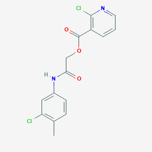 [(3-Chloro-4-methylphenyl)carbamoyl]methyl 2-chloropyridine-3-carboxylate